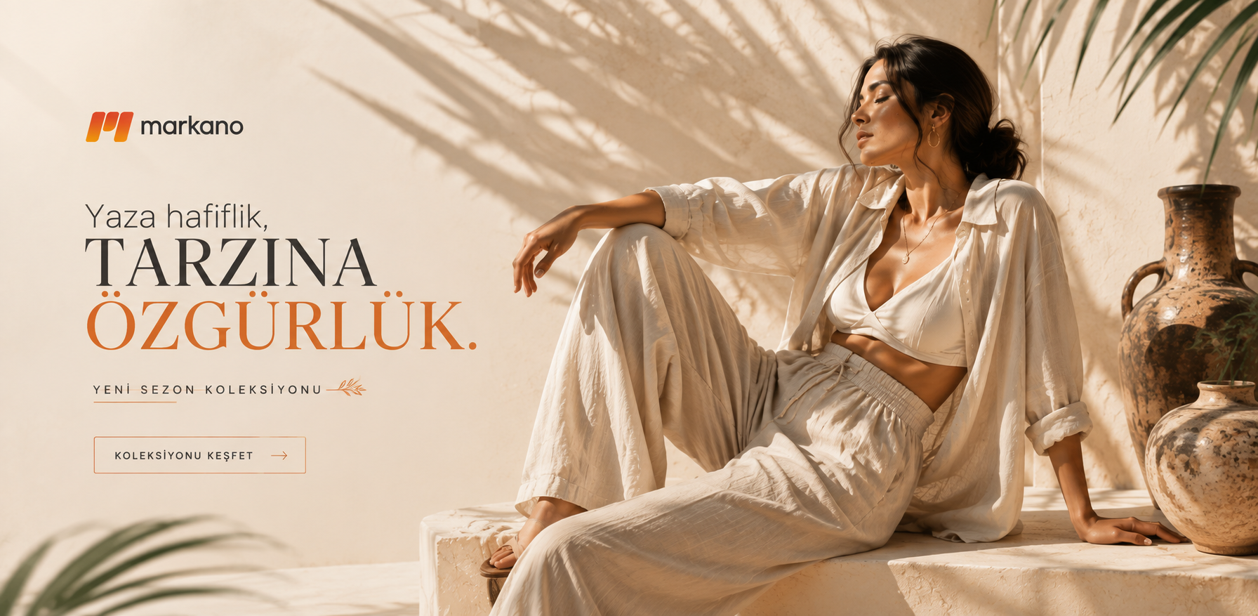 Yaza hafiflik, tarzına özgürlük — plaj ve yazlık koleksiyon