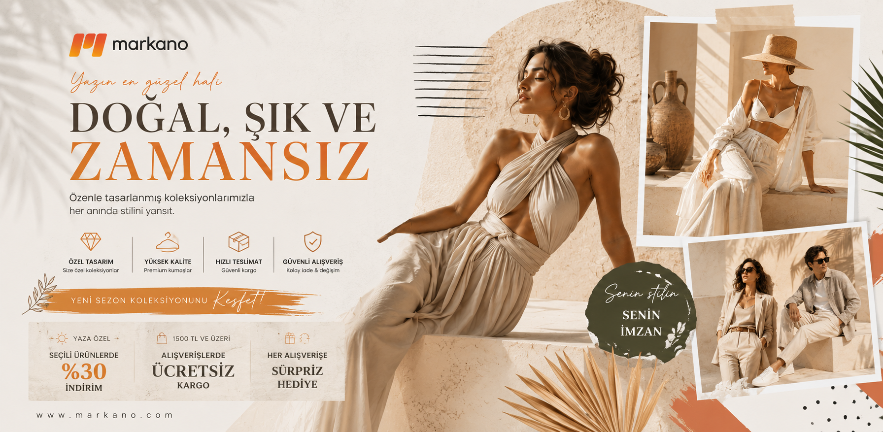 Doğal, şık ve zamansız üst giyim koleksiyonu